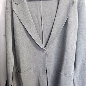Elan Heather Gray Knit Cardigan